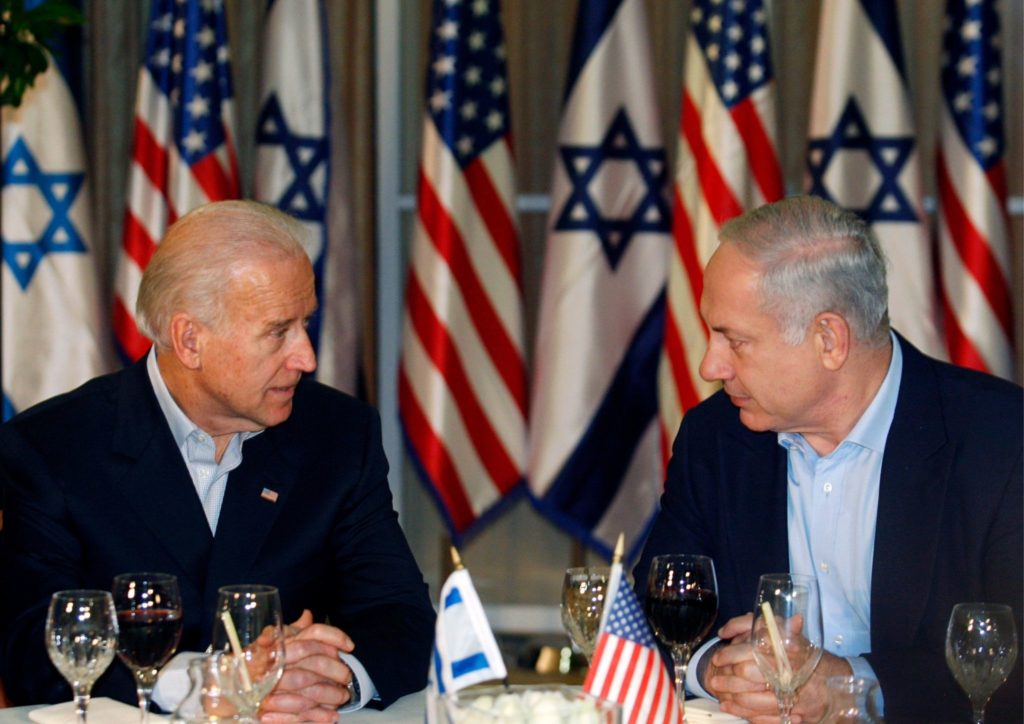 Joe biden and PM Netanyahu