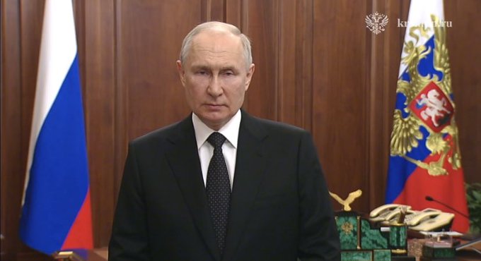 President Putin Vows to Crush Armed Rebellion