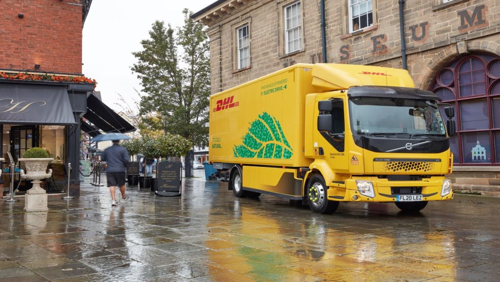 DHL and Formula 1 have taken steps to reduce carbon footprint, such as testing advanced technologies